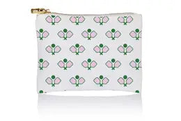 Flat Zip Pouch- Pickleball on Repeat