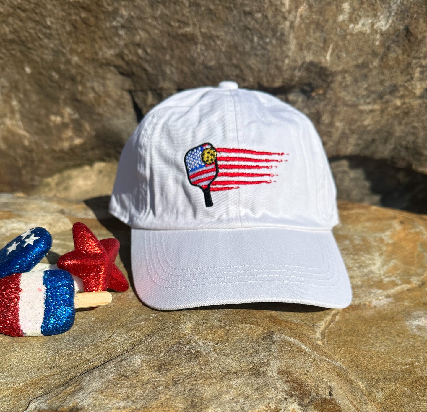 American Flag Pickleball Hat