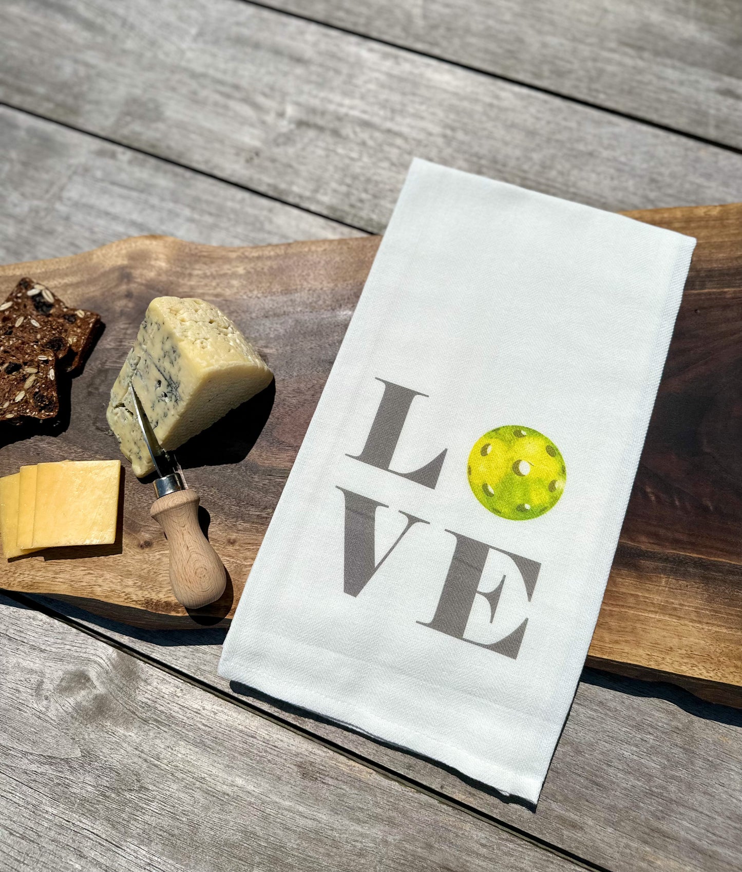 Love Pickleball Tea Towel
