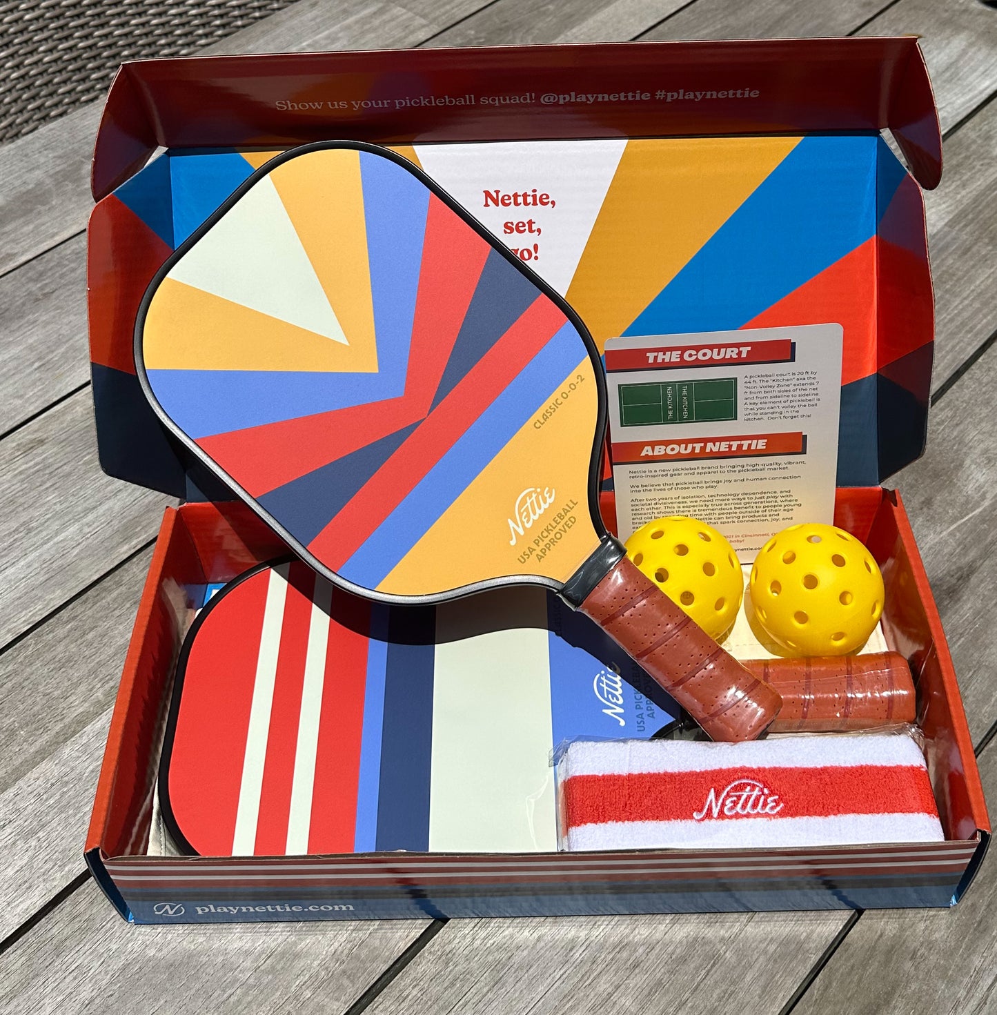 Nettie Pickleball Set -Bainbridge/Pendleton