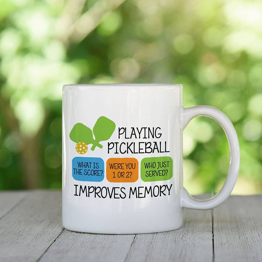 Playing Pickleball Improves Memory Mug