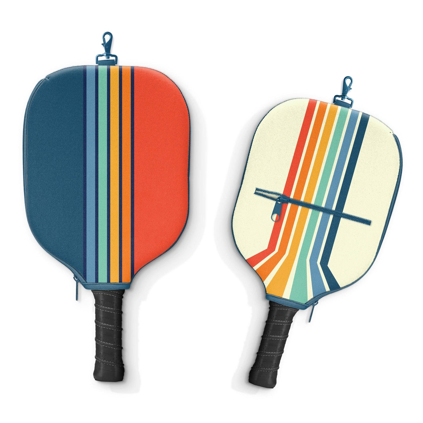 Pickleball Paddle Cover - Retro Lines