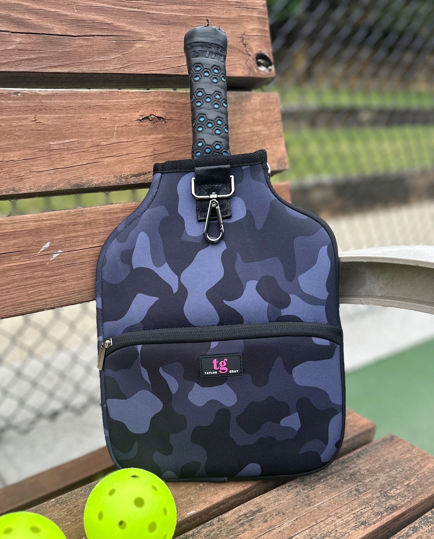 The Midnight Camo Pickleball Paddle Cover