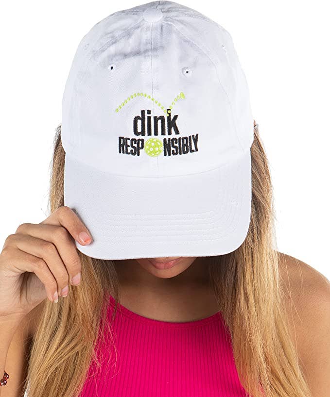 Dink Responsibly Pickleball Hat