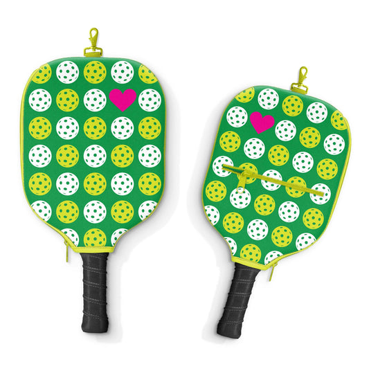 Pickleball Paddle Covers with Zipping Storage Pocket